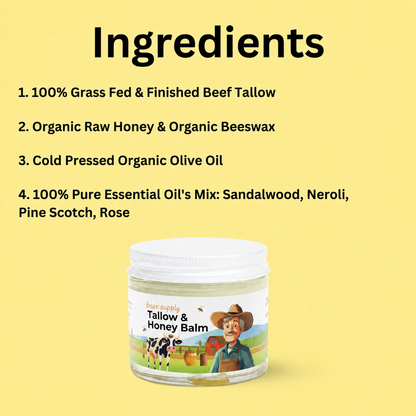 Tallow & Honey Balm - 2 oz